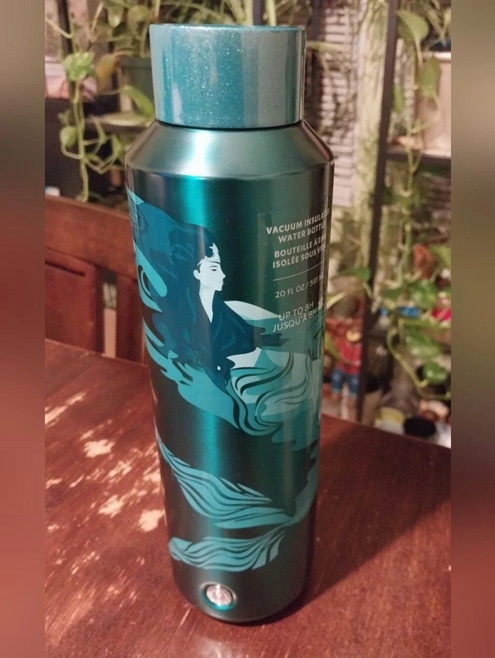 Starbucks Teal Siren Mermaid Stainless Bottle